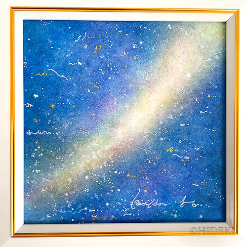 天の川』 パステルアート 月のパステル画 絵画 HIDEKI 通販