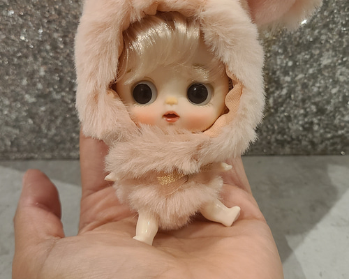 オビツ うさぎ 着ぐるみドール お人形 手のひらドール 関節ドール