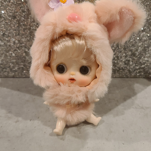 オビツ うさぎ 着ぐるみドール お人形 手のひらドール 関節ドール