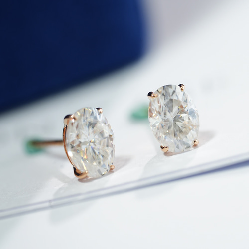オパールピアス2ct k18 ピアス（スタッド・一粒） パール大好き