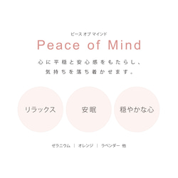 人気No.1 天然素材のアロマキャンドル Peace of Mind 2枚目の画像