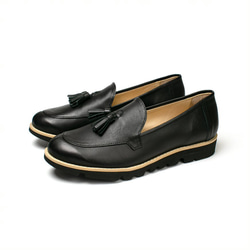 a-02 leather shoes (matte black) 1枚目の画像