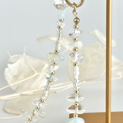 鵝卵石和串珠手鍊 - 蛋白石（手鍊式智慧型手機配件）[補貨] 第4張的照片