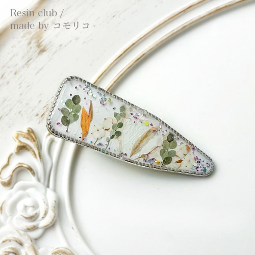 メキシコレジン花フラワーシルバー