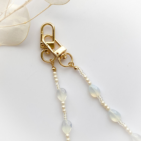 水滴形蛋白石手鍊（手環式智慧型手機配件/手機腕帶）[補貨] 第4張的照片