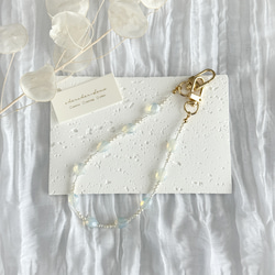 水滴形蛋白石手鍊（手環式智慧型手機配件/手機腕帶）[補貨] 第5張的照片