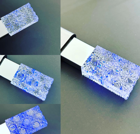 東京 Kiriko USB 記憶體 64 LED 未來發展水晶 第1張的照片