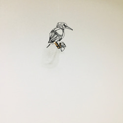 ワイヤーアート　ワイヤークラフト  鳥　カワセミ 8枚目の画像