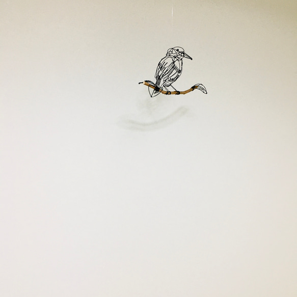 ワイヤーアート　ワイヤークラフト  鳥　カワセミ 10枚目の画像