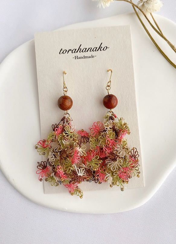 chocolat wedding ／イヤリング bouquet チョコレートカラー カラフル