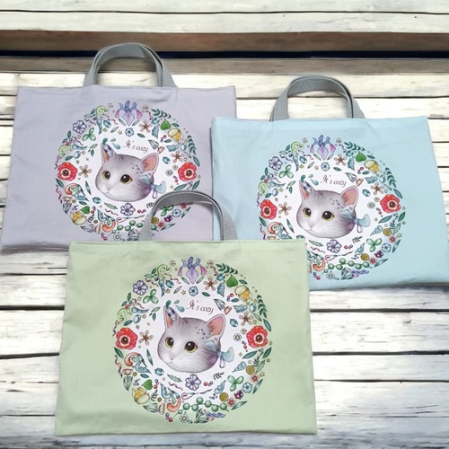 36-94◇数量限定◇入園入学準備◇植物リース＊ねこ＊猫◇レッスン 