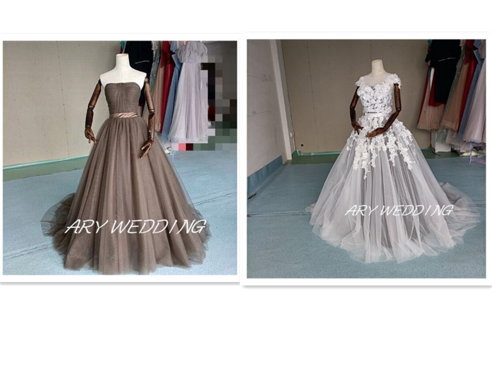 高品質！ウエディングドレス  ボレロ+オーバースカート 一体感2点セット 袖なし パール 立体感お花