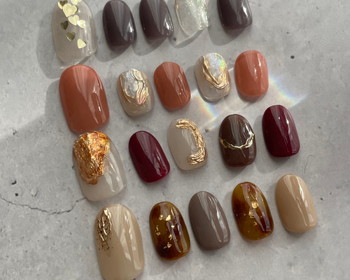 【020】ネイルチップ ニュアンスネイル シンプルネイル シンプルニュアンスネイル- ネイルチップ専門店ミチネイル