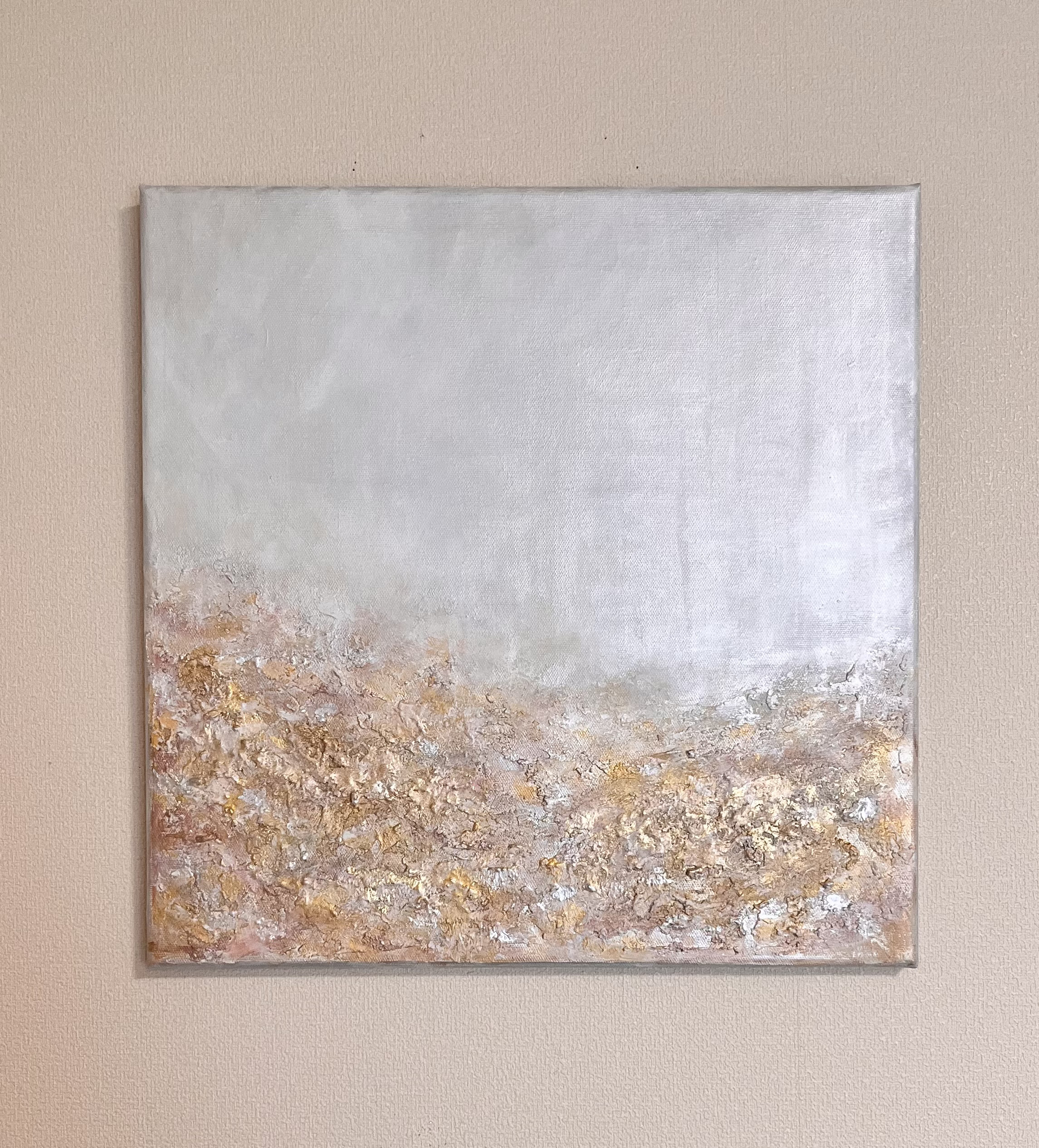 「数量限定 在庫処分セール」 SHUNKEI(春景) / 抽象画 (S8) /北欧/アート/インテリア/モダン 絵画