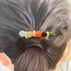 お花のバレッタ♪オレンジ お花のバレッタ♪オレンジ オレンジ（橙） バレッタ の人気通販