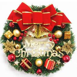 [早割クリスマス2023]クリスマスリース 玄関 クリスマスプレゼント Christmas wreath (Creema 1枚目の画像