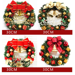 [早割クリスマス2023]クリスマスリース 玄関 クリスマスプレゼント Christmas wreath (Creema 2枚目の画像