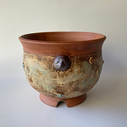 陶製植木鉢「悠」part5Lサイズ 2枚目の画像