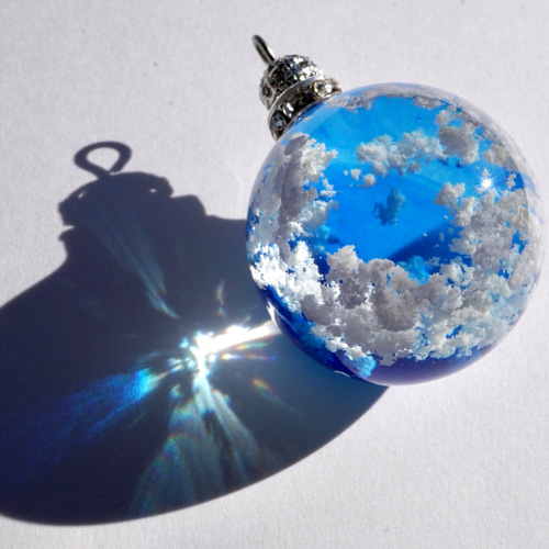 空玉/雲玉レジン【negu】 Trying the sky resin! It's far from the real sky, but it's