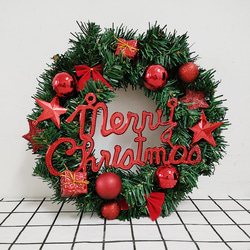 [早割クリスマス2023]クリスマスリース 玄関 五芒星 クリスマスプレゼント Christmas wreath 3枚目の画像