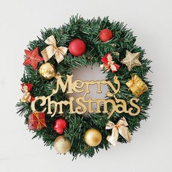 [早割クリスマス2023]クリスマスリース 玄関 ベル五芒星 クリスマスプレゼント Christmas wreath 1枚目の画像