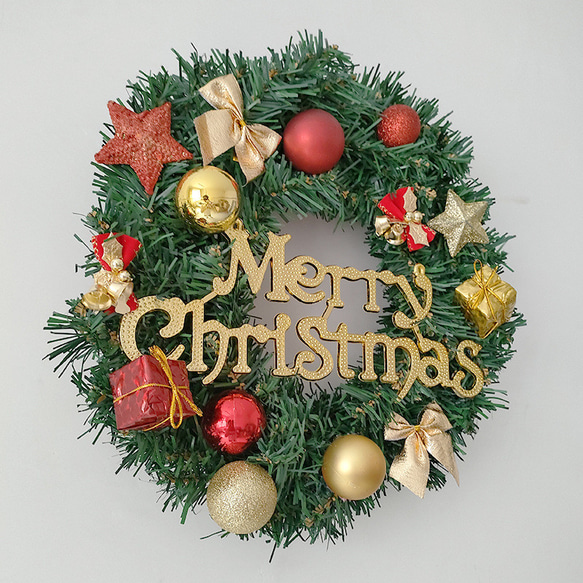 [早割クリスマス2023]クリスマスリース 玄関 ベル五芒星 クリスマスプレゼント Christmas wreath 4枚目の画像