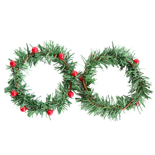 早割クリスマス2024]クリスマスリース 玄関 キャンドルクリスマス