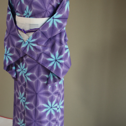 新品⭐︎雪花板締め絞り 浴衣
