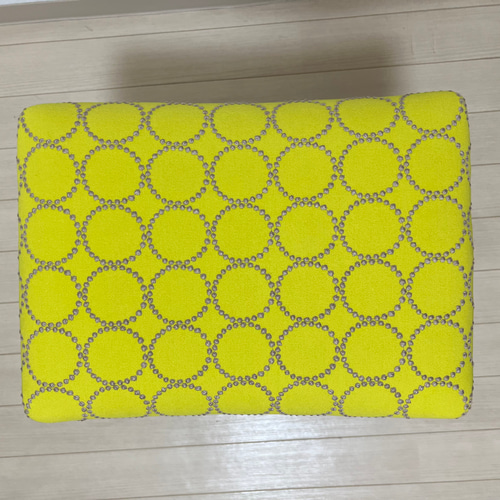 ミナペルホネン dop タンバリン スクエア スツール 【イエロー】ハンドメイド ミナペルホネン dop タンバリン スクエア S スツール 【イエロー