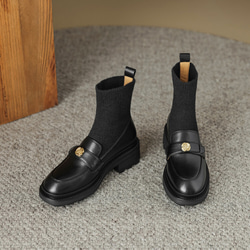 ★サイズ交換可能★本革製靴　ハンドメイドシューズ　ハイヒール　レディース ブーツ 13枚目の画像