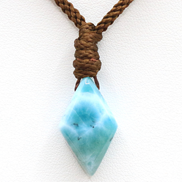 新しいブランド ラリマー ひし形 穴あき ルース loose_stone67 ネックレス ネックレス・ペンダント