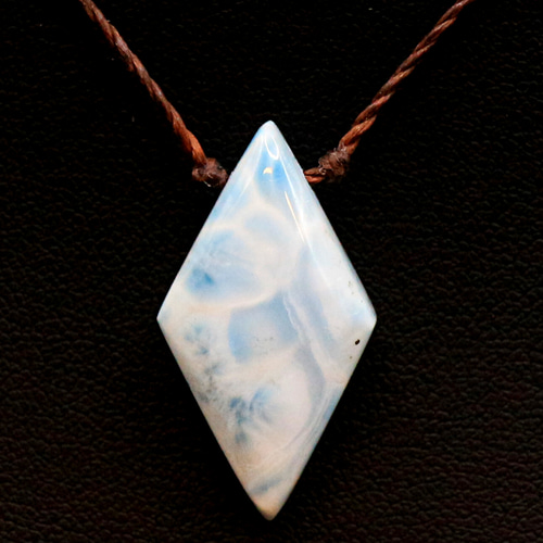 週末限定価格！ラリマー　ペンダント 1点物 大ぶり高品質ラリマー ペンダントトップ with 宝石質