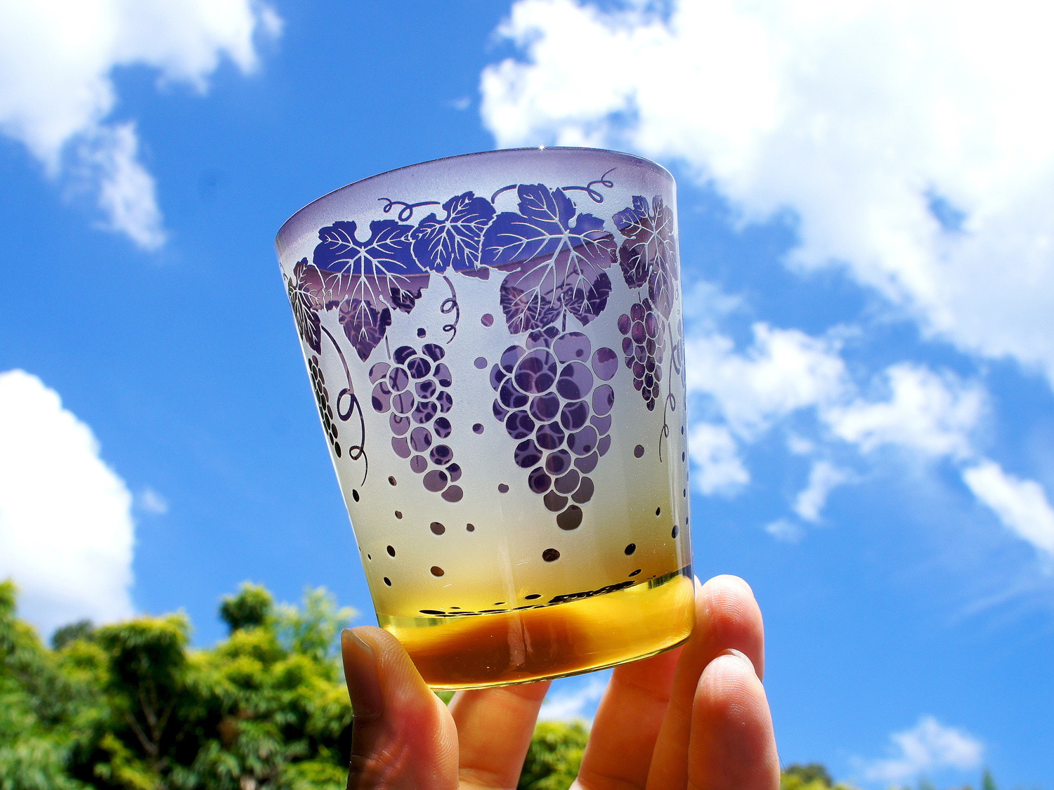 彩貴・葡萄グラス