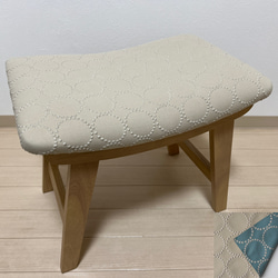 ミナペルホネン dop タンバリン スクエア スツール 【インディゴ