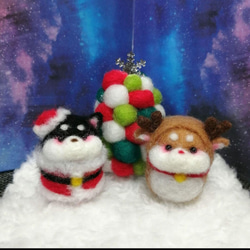 【ご予約品】羊毛フェルト　クリスマスセット 2枚目の画像