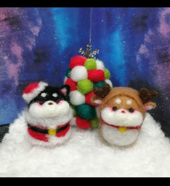 【ご予約品】羊毛フェルト　クリスマスセット 2枚目の画像