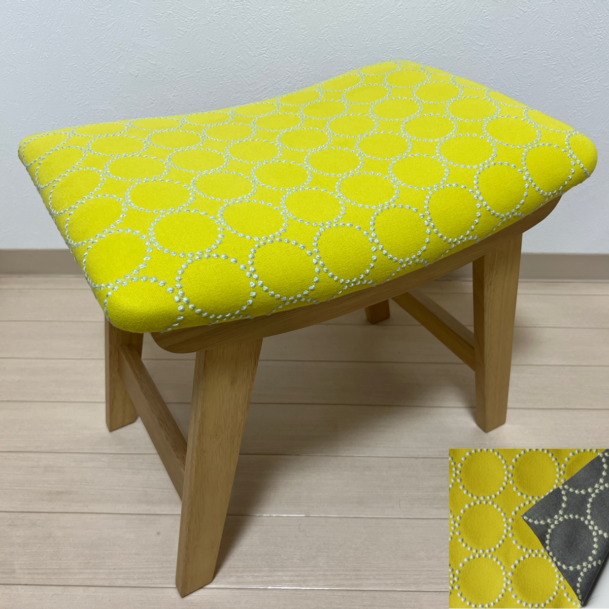 ミナペルホネン dop タンバリン l4 スクエア スツール【イエロー】椅子 ミナペルホネン dop タンバリン l4 スクエア スツール【イエロー】椅子