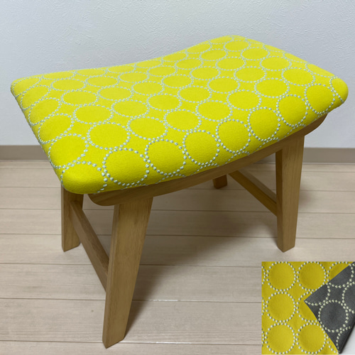 ミナペルホネン スツール タンバリン L4 【イエロー/グレー】 椅子