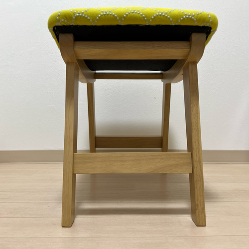 ミナペルホネン dop タンバリン l4 スクエア スツール【イエロー】椅子