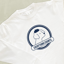 【厚手ロングスリーブ】ベレー犬｜選べる犬Tシャツ 1枚目の画像