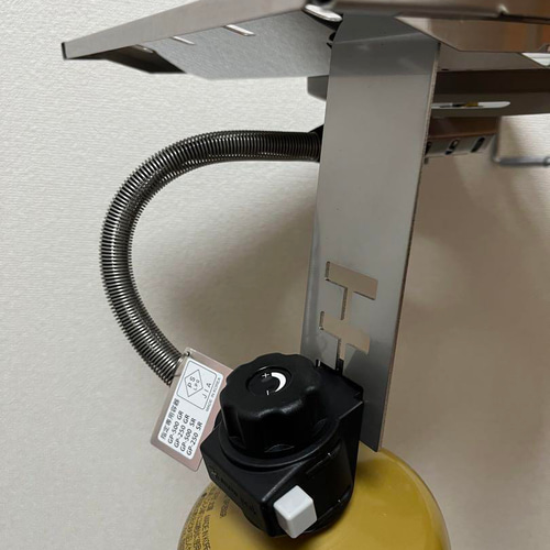 スノーピーク フラットバーナー 五徳・延長プレート付 スノーピーク フラットバーナー用 アシナガプレート 器具栓延長