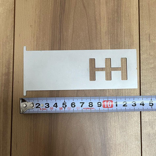 スノーピーク フラットバーナー用 アシナガプレート 器具栓延長