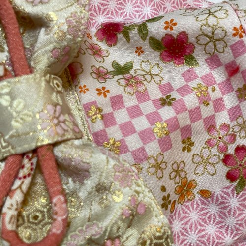☆犬服☆犬用着物 女の子用 桜柄 ピンク ペット服・アクセサリー
