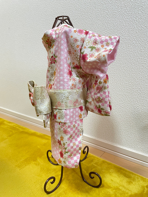 ★新作★⭐︎犬服⭐︎犬用着物　女の子用　桜柄 ピンク 3枚目の画像