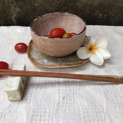 「炊き込み雪」竹土石山 チューシェンアース13 竹土シリーズ 飯椀 汁椀 茶椀 5枚目の画像