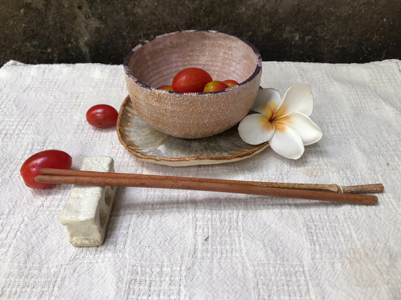 「炊き込み雪」竹土石山 チューシェンアース13 竹土シリーズ 飯椀 汁椀 茶椀 5枚目の画像