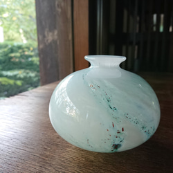 銅箔花瓶(まる） 1枚目の画像
