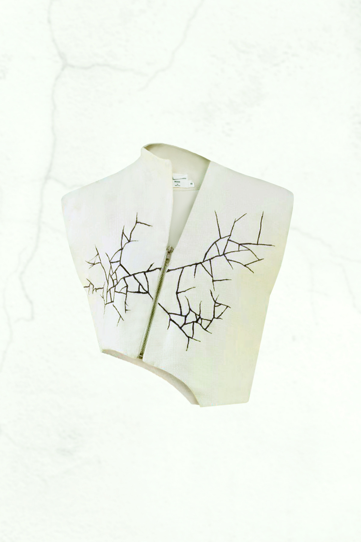 【RE—:Petite】RE刺繍ショートジャケット オフホワイト | オーダーメイド