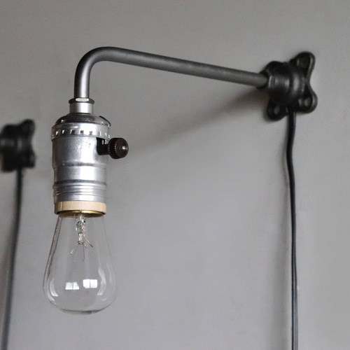 L字・小】インダストリアルブラケットライト｜工業系シンプル壁面照明