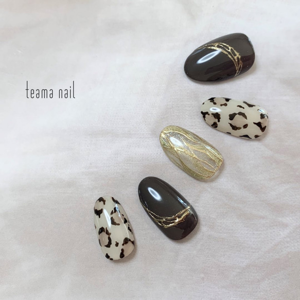 オーダー ネイルチップ オーダー制】ネイルチップF048